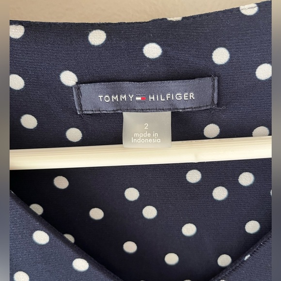 NWOT TOMMY HILFIGER NAVY DRESS SIZE 2 - Picture 4 of 5